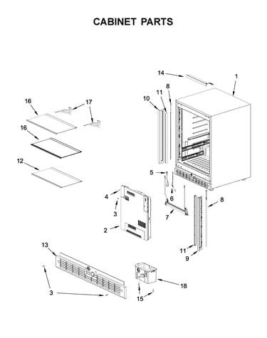Cabinet parts