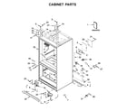Whirlpool WRF767SDHV00 cabinet parts diagram