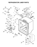 Refrigerator liner parts