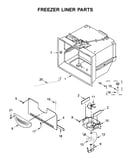 Freezer liner parts