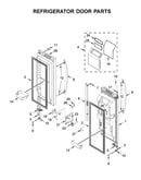 Refrigerator door parts