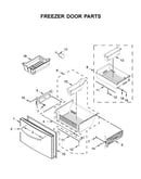 Freezer door parts