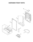 Dispenser front parts