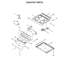 Whirlpool WEE510S0FW2 cooktop parts diagram