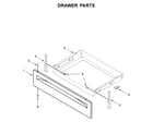 Whirlpool WEE510S0FW2 drawer parts diagram