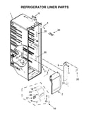 Refrigerator liner parts