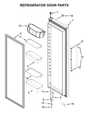 Refrigerator door parts