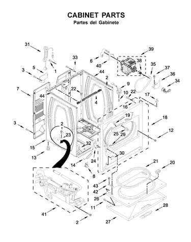 Cabinet parts