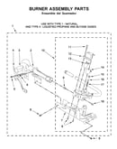 Burner assembly parts