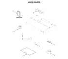 Whirlpool WVU7130JS0 hood parts diagram