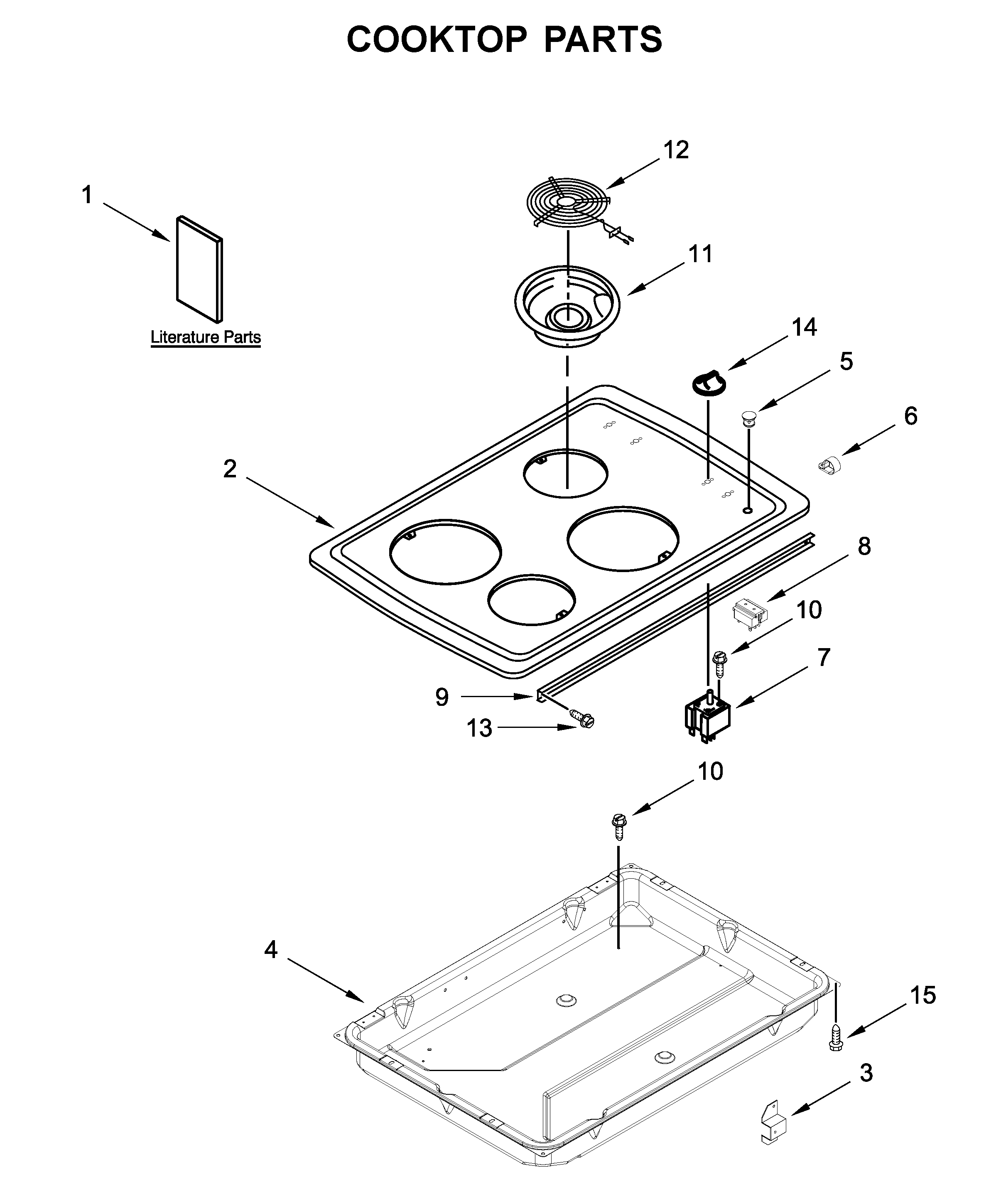Cooktop parts