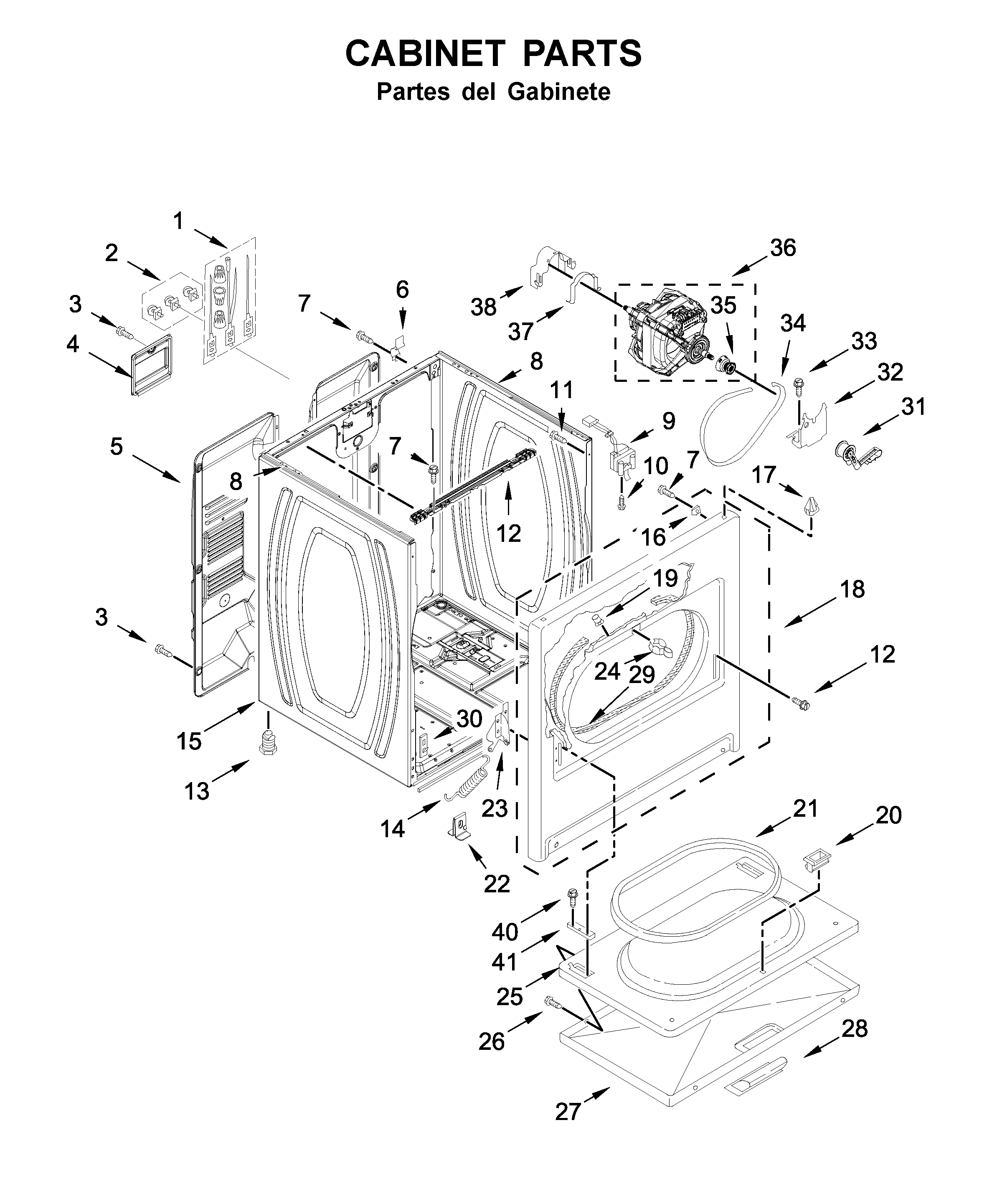 CABINET PARTS