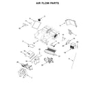 KitchenAid KMHC319EBS4 air flow parts diagram