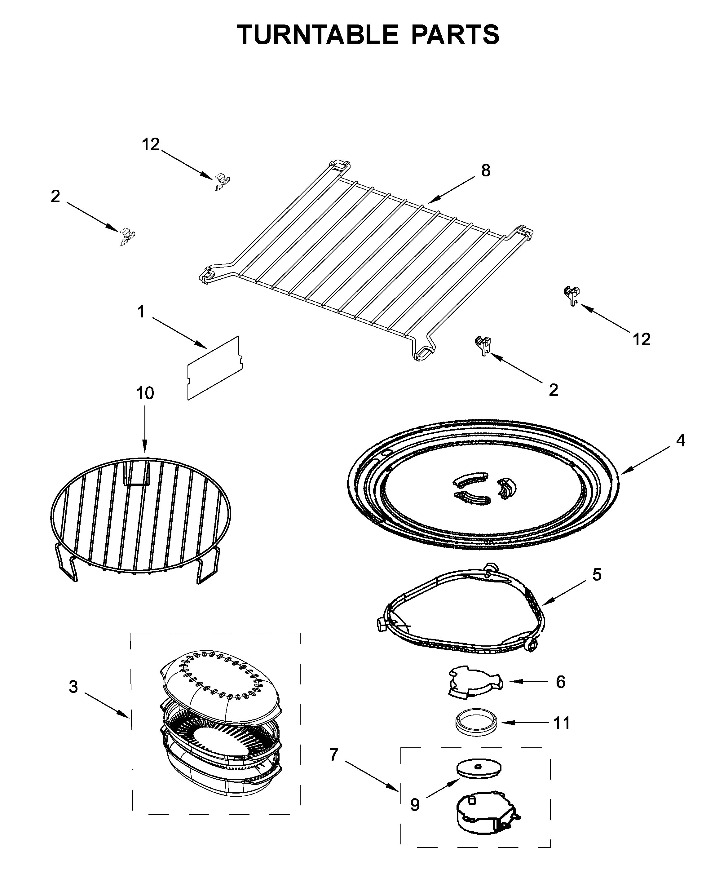 Turntable parts