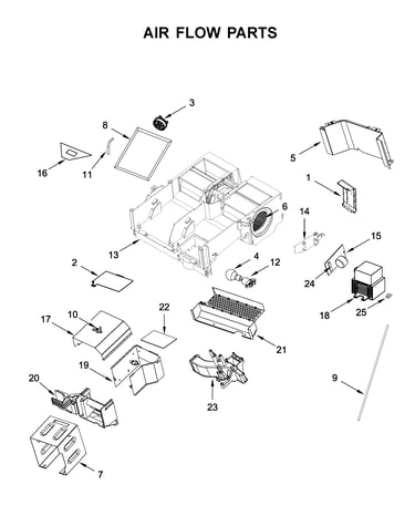 Air flow parts