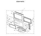 KitchenAid YKMHC319EBS4 door parts diagram