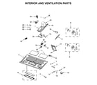 KitchenAid YKMHC319EBS4 interior and ventilation parts diagram