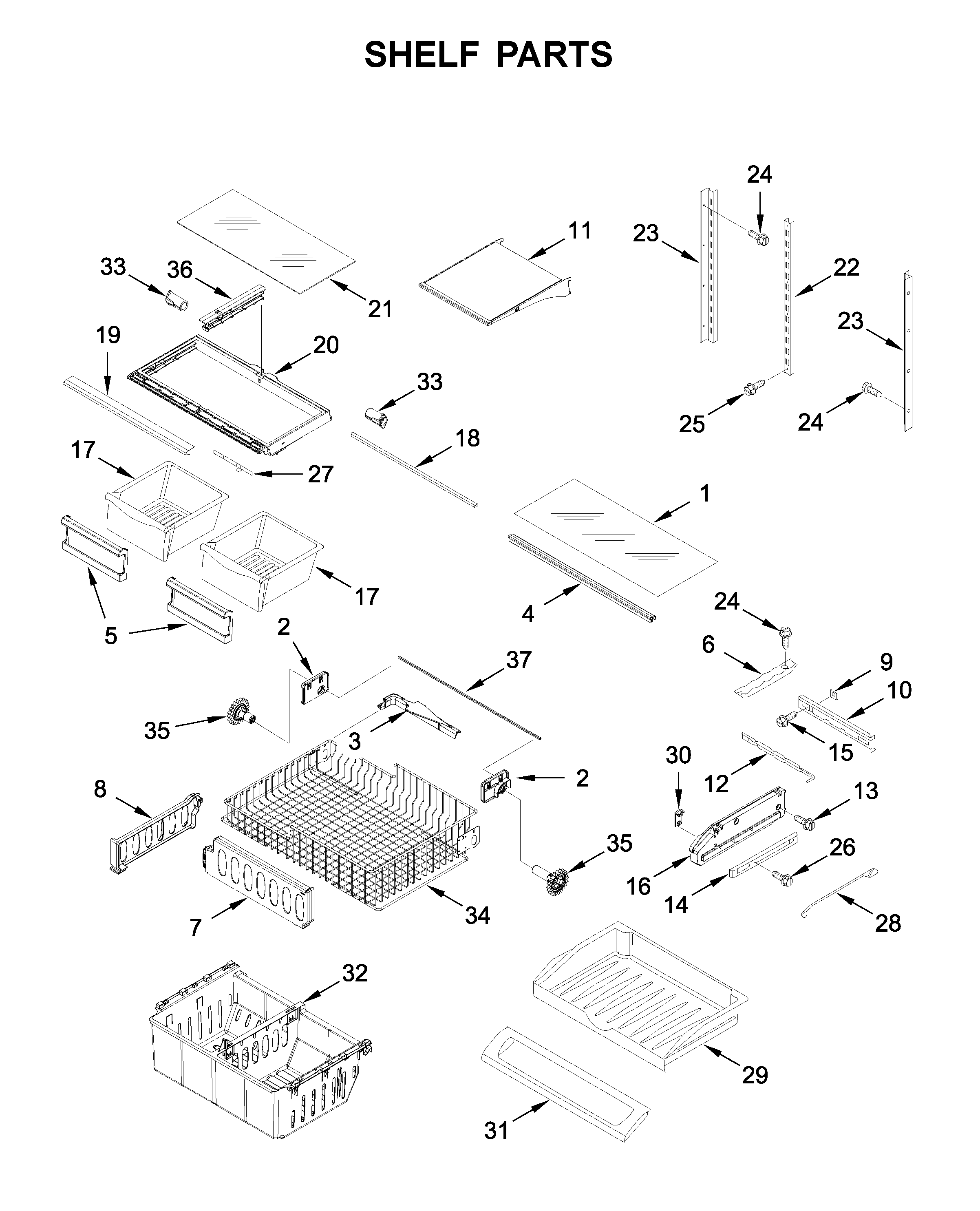 SHELF PARTS