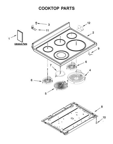 Cooktop parts