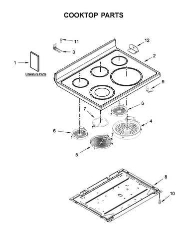 Cooktop parts