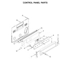 Maytag MER8800FW1 control panel parts diagram