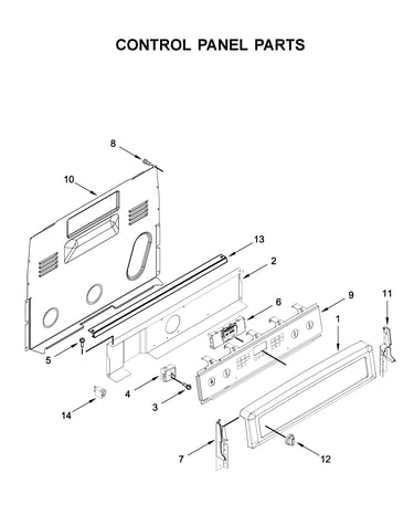 Control panel parts