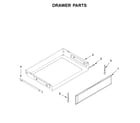 Maytag MER8800FW1 drawer parts diagram