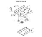 Maytag YMER8800FW1 cooktop parts diagram