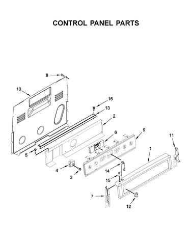 Control panel parts