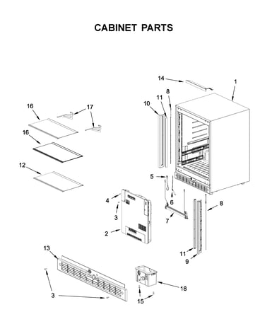 Cabinet parts