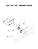 Control panel and latch parts