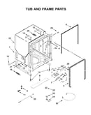 Tub and frame parts