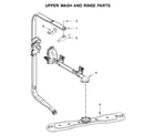 Maytag MDB4949SHB1 upper wash and rinse parts diagram