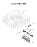 Lower rack parts