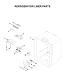 Refrigerator liner parts