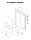 Refrigerator door parts