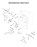Refrigerator liner parts