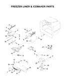 Freezer liner & icemaker parts