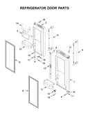 Refrigerator door parts