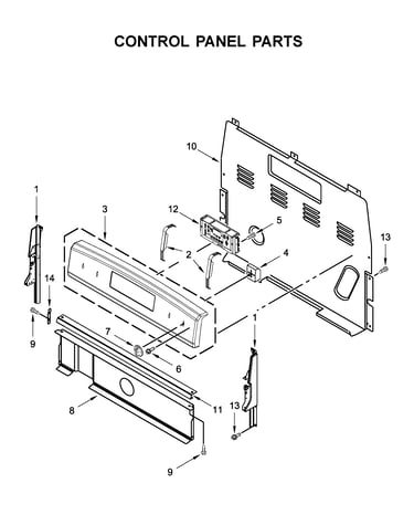 Control panel parts