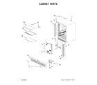 Jenn-Air JUGFL242HX00 cabinet parts diagram