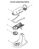 Color variation parts