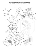 Refrigerator liner parts