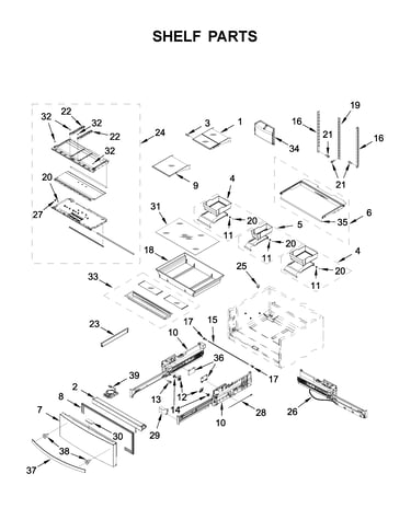 Shelf parts