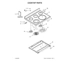 Maytag YMER8800FW0 cooktop parts diagram