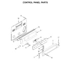 Maytag YMER8800FB0 control panel parts diagram