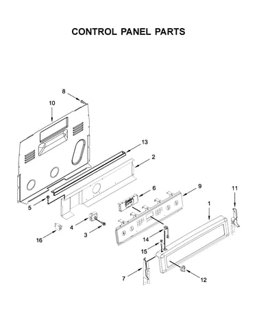 Control panel parts