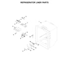 Maytag MBF2258FEZ04 refrigerator liner parts diagram