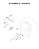 Refrigerator liner parts