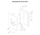 Maytag MBF2258FEZ04 refrigerator door parts diagram